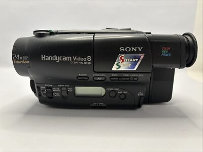 Vintage Sony CCD-TR93 NTSC Camcorder Black W/ Battery - Parts Or Repair