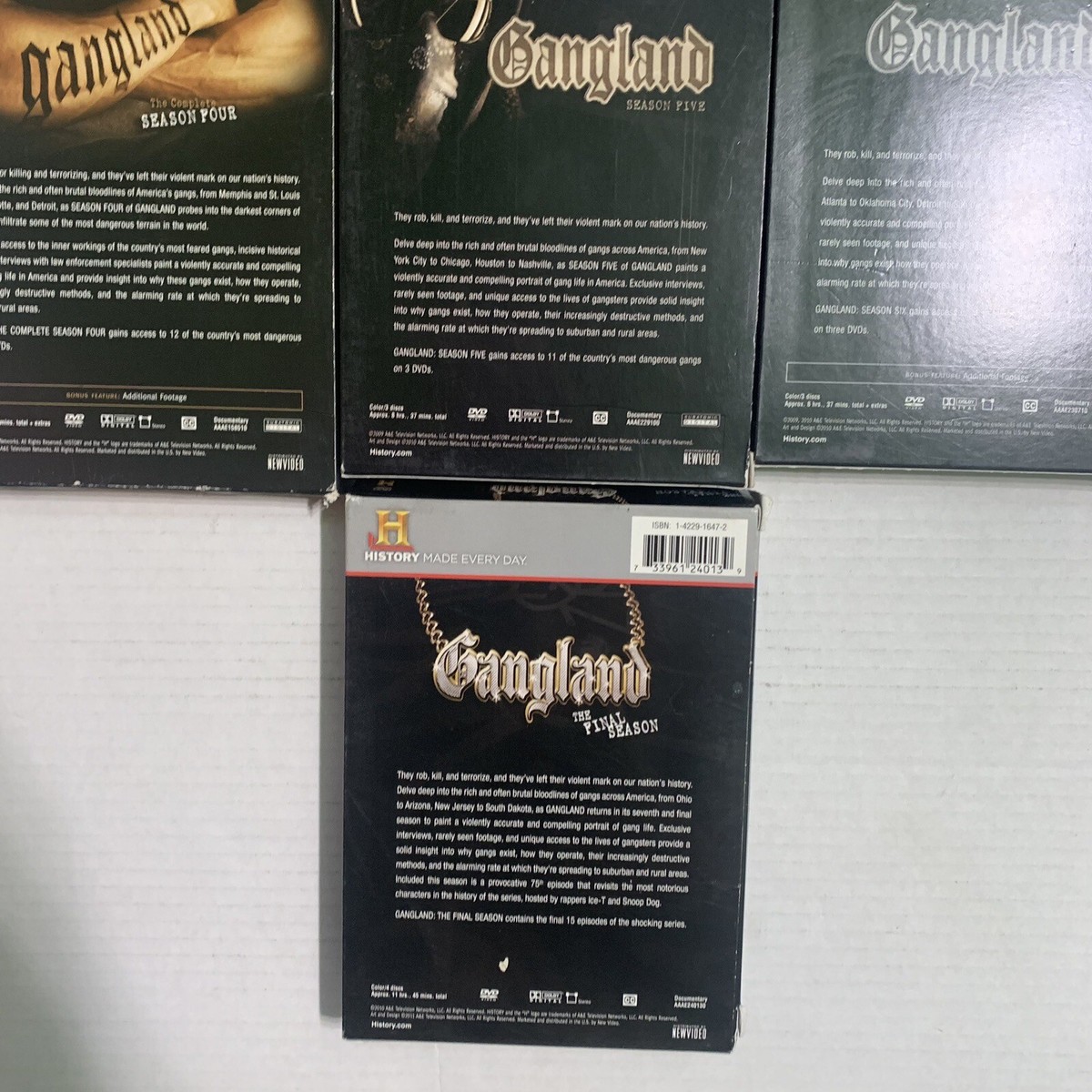Gangland Complete Series 1 2 3 4 5 6 7 (DVD, 2009, 23-Disc