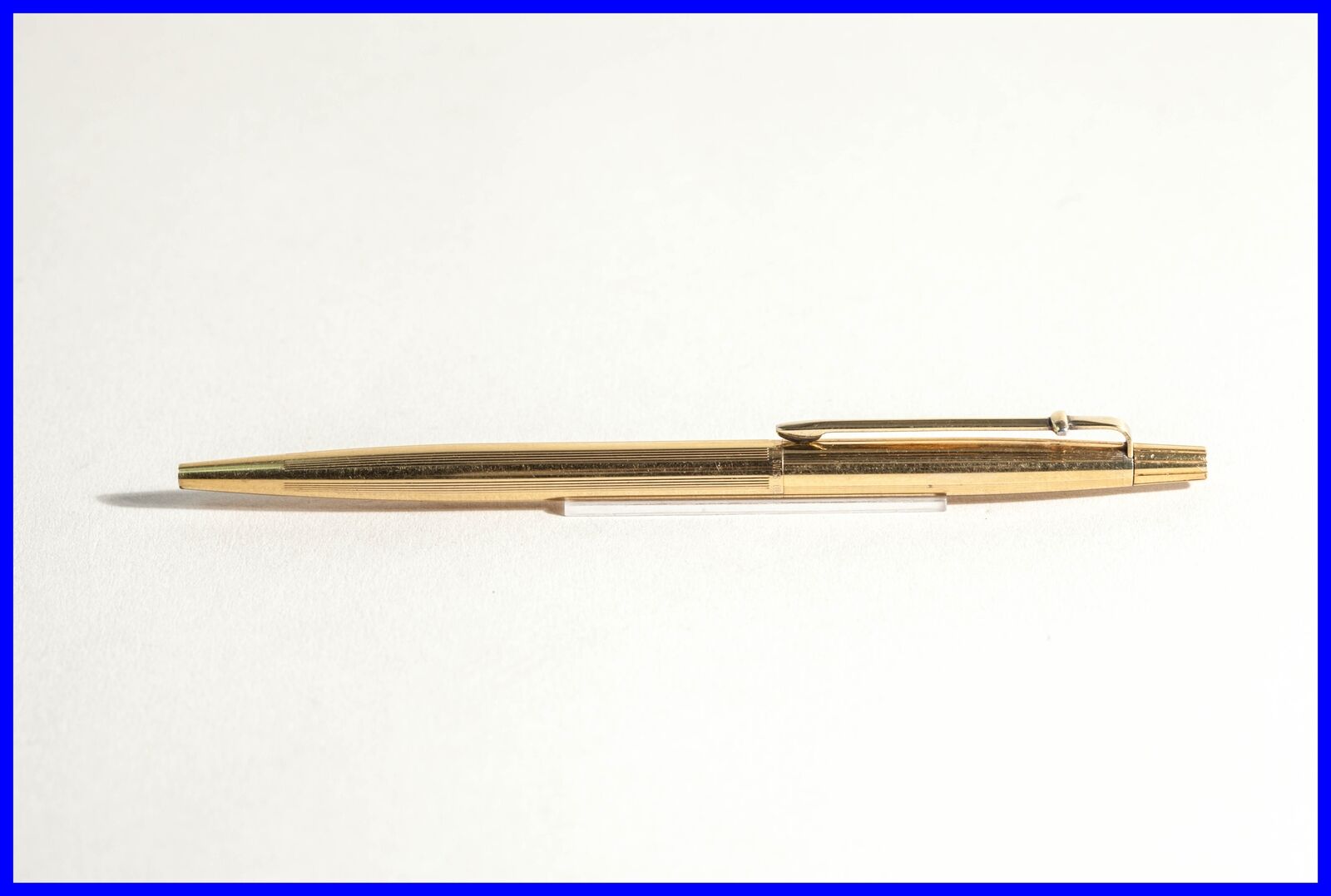 Caran D'Ache MADISON Gold Pin Stripe Design Długopis Ballpoint VINTAGE Tania okazja, tanio