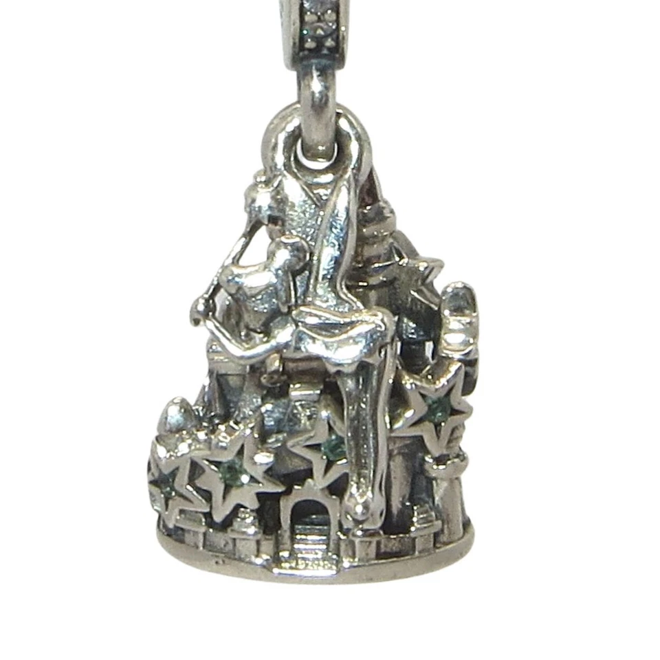Pandora Raro! Dije Peter Pan Caste of Dreams Clear CZ y SS .925 798856C01 Foto 2 de 4