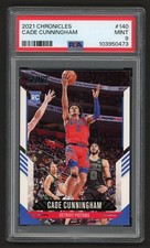 2021 PANINI CHRONICLES CADE CUNNINGHAM #140 DETROIT PISTONS ROOKIE RC PSA 9 MINT