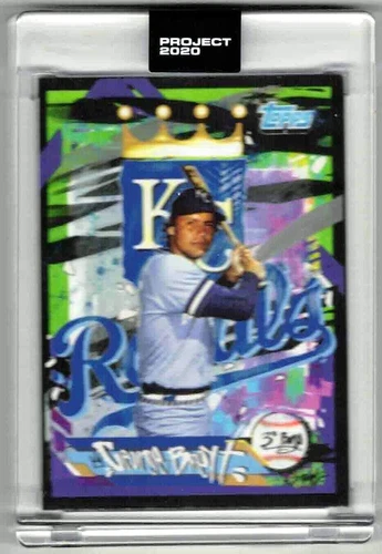 GEORGE BRETT TOPPS PROJECT 2020 #375 1975 Topps #228 RC King Saladeen LIM ED!