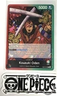 One Piece EB01-001 L Kouzuki Oden - Leader - English - TCG - NM/M