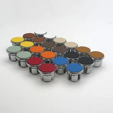VeloBitz, Leather, Chrome Racing Bar Plugs, Bar End Caps, Range of Colours