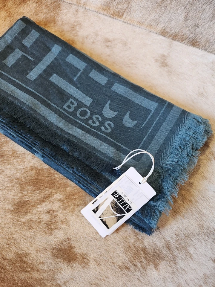 Hugo Boss Foulard Bleu - Photo 2/4