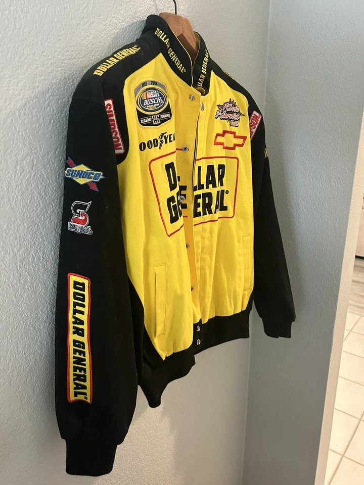 Chaqueta rara Dollar General NASCAR #77 pequeña Foto 2 de 4