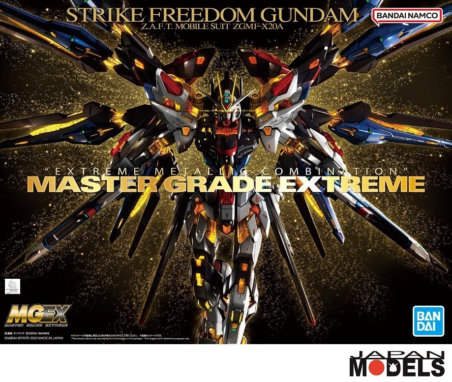 Gundam MG MGEX 1/100 STRIKE FREEDOM GUNDAM MASTER GRADE EXTREME Bandai Model