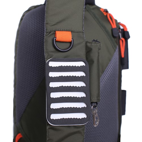 KyleBooker Fly Fishing Sling Bag With Fly Patch Sling Back Pack Outdoorsports - Picture 7 of 32