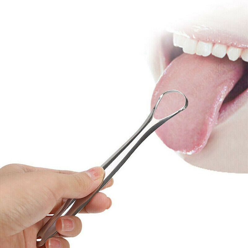 Stainless Steel Tongue Tounge Cleaner Scraper Dental Care Oral Hygiene Mouth Kit — image 11