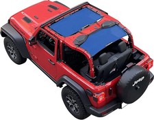 Shadeidea JL Sun Shade Top for Jeep Wrangler 2 Door Top Sunshade 2018-2023 