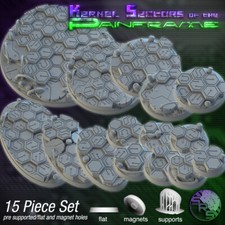 Cyberhex bases Legion Terrain Scenery Tabletop Miniatures 28mm
