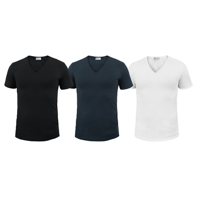 Packung 3 T-Shirt Liabel Baumwolle Sweatshirt Bielastischem Art.04868