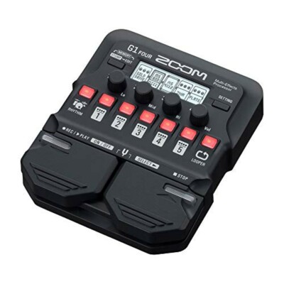 ZOOM G1 FOUR Guitar Multi-Effects Processor New Free Shipping
