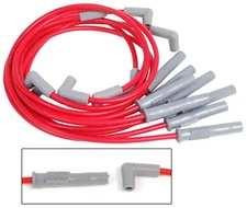 MSD Ignition 31329 Spark Plug Wires 77-Up Ford 302/5.0L/351W HEI Cap Red
