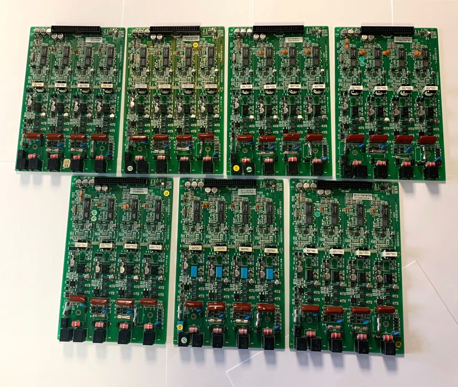 Lot of 7 Comdial DX-80 7210-00 COM4 CO Line Cards | eBay