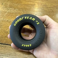 x4 Goodyear Tire Set Paperweight Race Car Truck Auto Oil Home Office Desk Decor