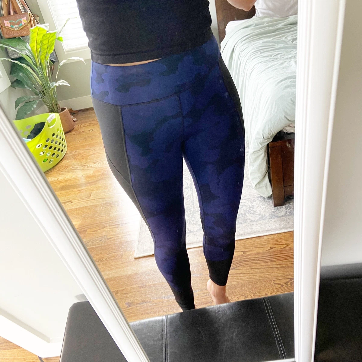 Camouflage Black Small Calvin eBay Klein | Sport and Blue Leggings Navy