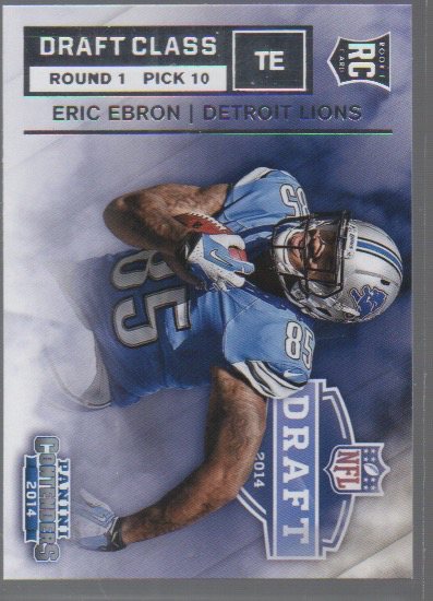 ERIC EBRON 2014 PANINI CONTENDERS DRAFT CLASS ROOKIE CARD #RDA-14