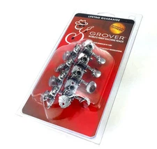 Grover Sta-Tite™ Chrome "A" Style Mandolin Tuners/Machines/Tuning Pegs 304C