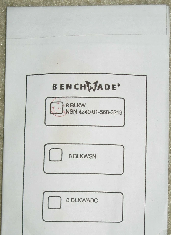 NUEVO SELLADO Correa de Combate Hecho en Banco / Gancho y Cortador de Seguridad 8BLKW - USGI CON FUNDA Foto 3 de 4