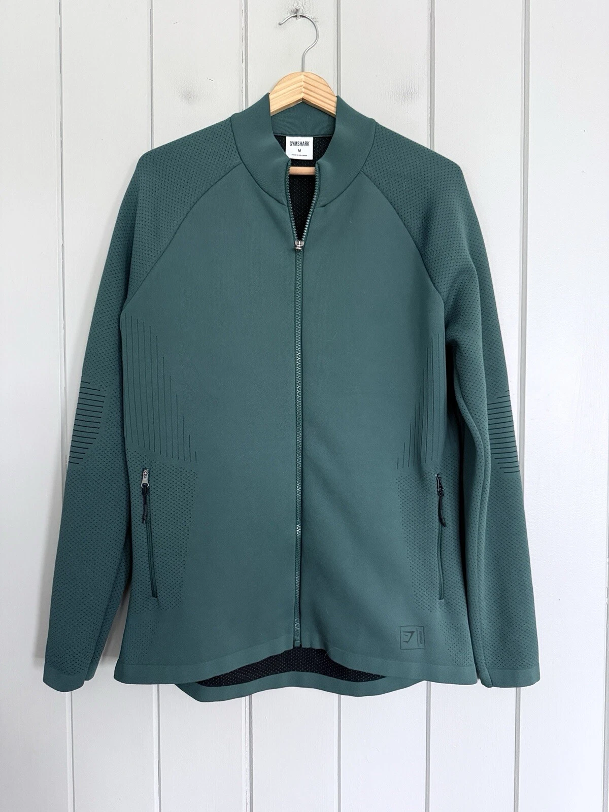 gymshark retake track full zip slim fit jacket