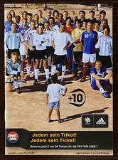 2006 World Cup Germany Promo Book Messi Zidane Beckenbauer Beckham Kaka Riquelme