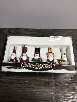 1995 J. Adams Collection Fe Fi Fo Fum North Pole Caroling Society Santas B2
