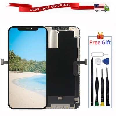 US For Apple iPhone 12 Pro Max Black LCD Display Touch Screen Digitizer Assembly
