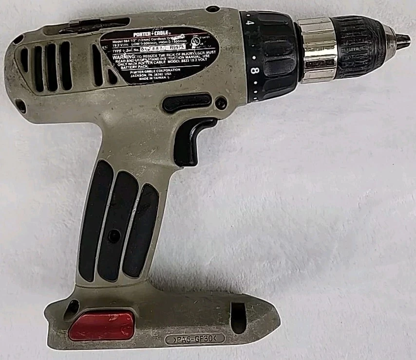 PORTER CABLE CORDLESS DRILL MODEL 884 TESTED 19.2v BARE TOOL - Image 2 of 4