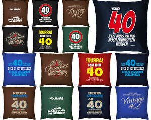 Pillows Couchkissen Cooles Sofakissen Geschenk Zum 40 Geburtstag Spruche 40 Jahre Home Garden Chaireeconomie Hec Ca