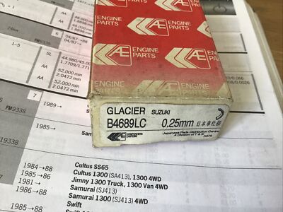 Suzuki G13A , G13B -.25mm Bigend Bearings 1298/1324cc Carry,Swift,Jimny
