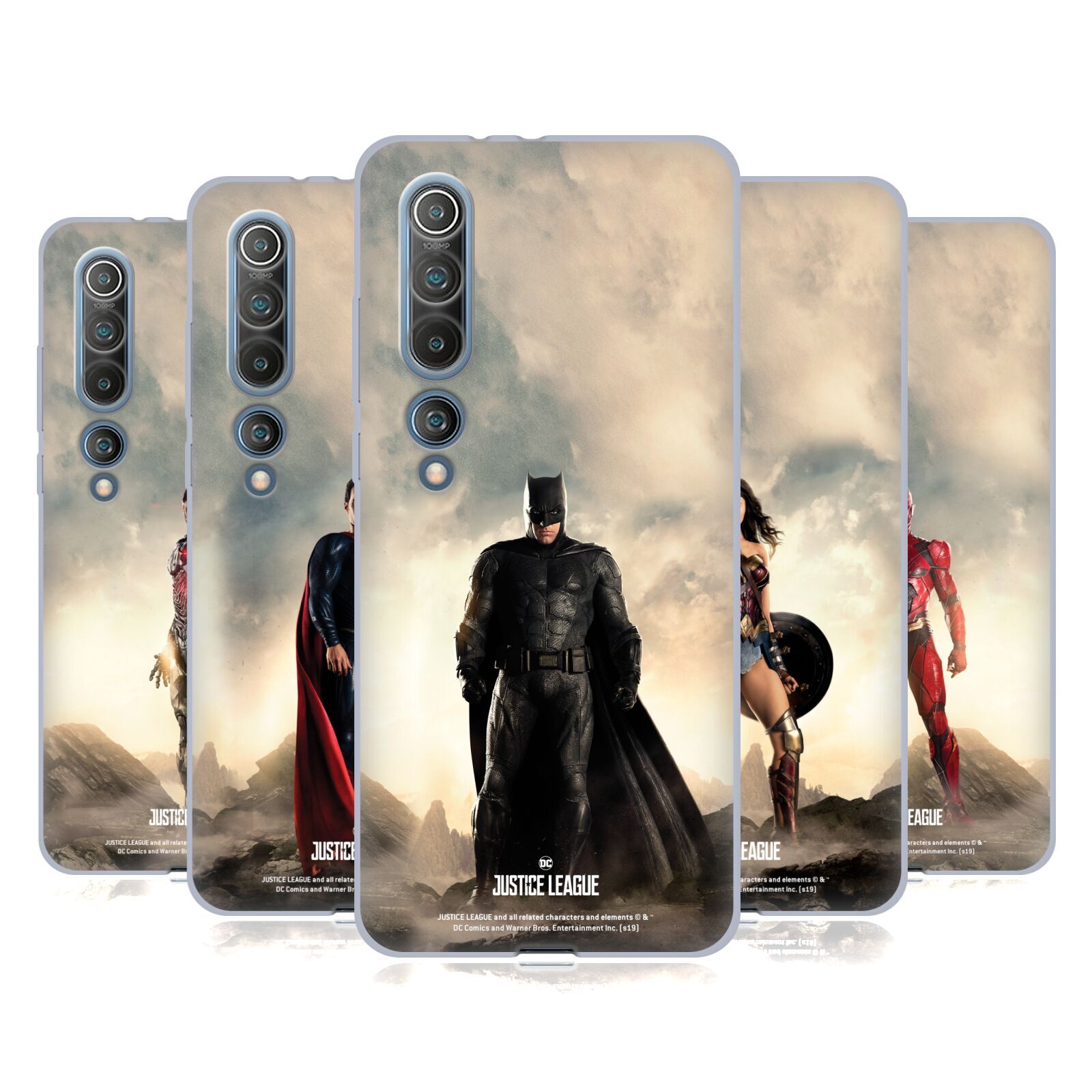 OFFICIAL JUSTICE LEAGUE MOVIE CHARACTER POSTERS GEL CASE FOR XIAOMI REDMI PHONES