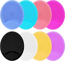 Conjunto de 8 Exfoliantes Faciales Cepillo de Limpieza Facial de Silicona Suave