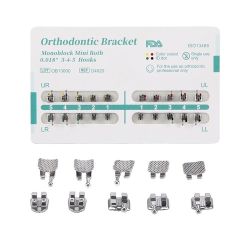 Dental Orthodontic Brackets Braces / Anterior Teeth Torque / Close Coil Spring - Picture 138 of 144
