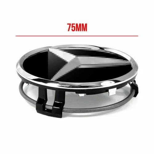 4PCS For Mercedes Benz Black Chrome Wheel Rim Center Hub Caps AMG 75MM/2.95IN✔️ Foto 3 de 4