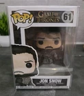 Game Of Thrones Jon Snow Funko Pop! #61 With Protector! VAULTED!