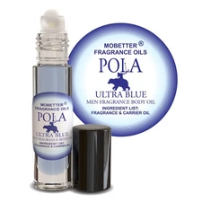 Pola Ultra Blue Cologne Body Oil for Men by MoBetter Fragrance Oils