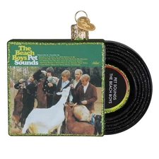 Old World Christmas PET SOUNDS ALBUM COVER  (38088) Glass Ornament w/OWC Box
