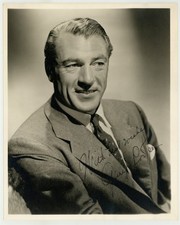 Gary Cooper 1940 Hand Signed Type 1 Photo 8x10 Autograph Portrait J14640