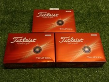Titleist TruFeel White Golf Balls 3 Dozen No Logos New