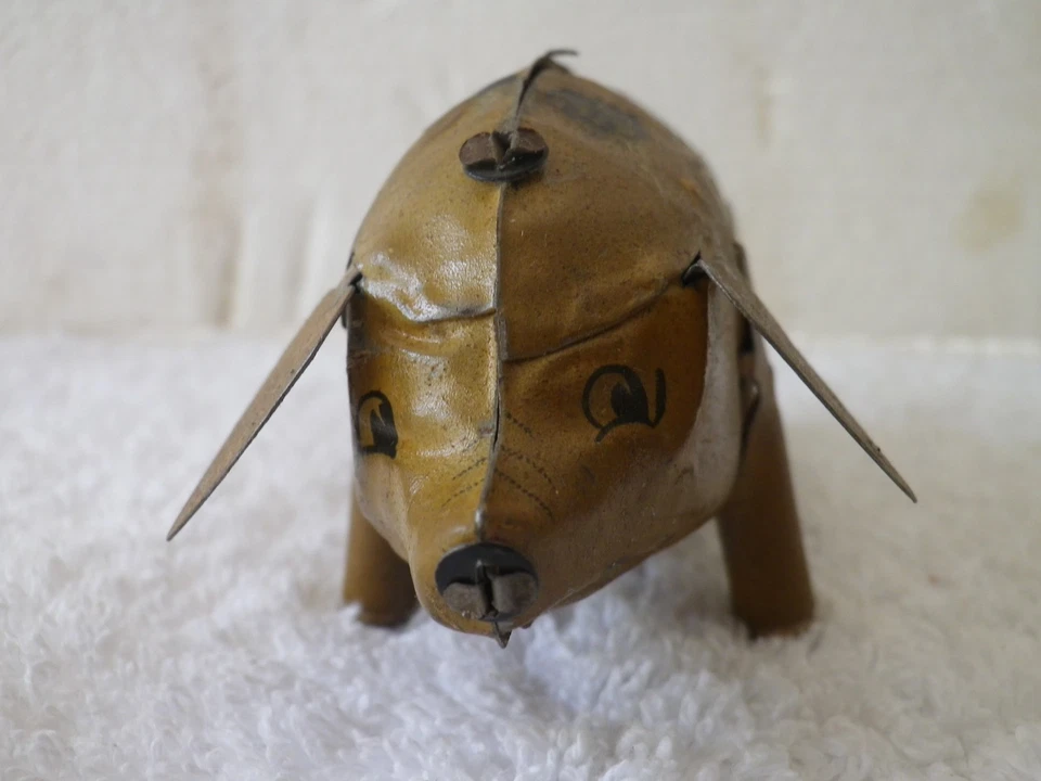 JOUET ANCIEN AUTOMATE  MECANIQUE EN TOLE ALLEMAND LEHMANN ? 1920 - Photo 2/4