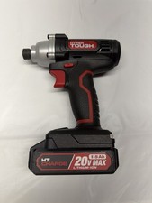 Hyper Tough 20V Cordless Impact Driver 1/4" Quick Chuck w/ 1.5Ah Battery Pack