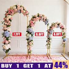 Large Wedding Arch Door Backdrop Stand Flower Display Frame Backdrop Metal Rack