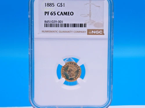 1885-P Gold Dollar — photo from the most recent tracked eBay sale