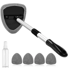 AstroAI Windshield Cleaner Tool, Car Interior Detailing Cleaning Kit with