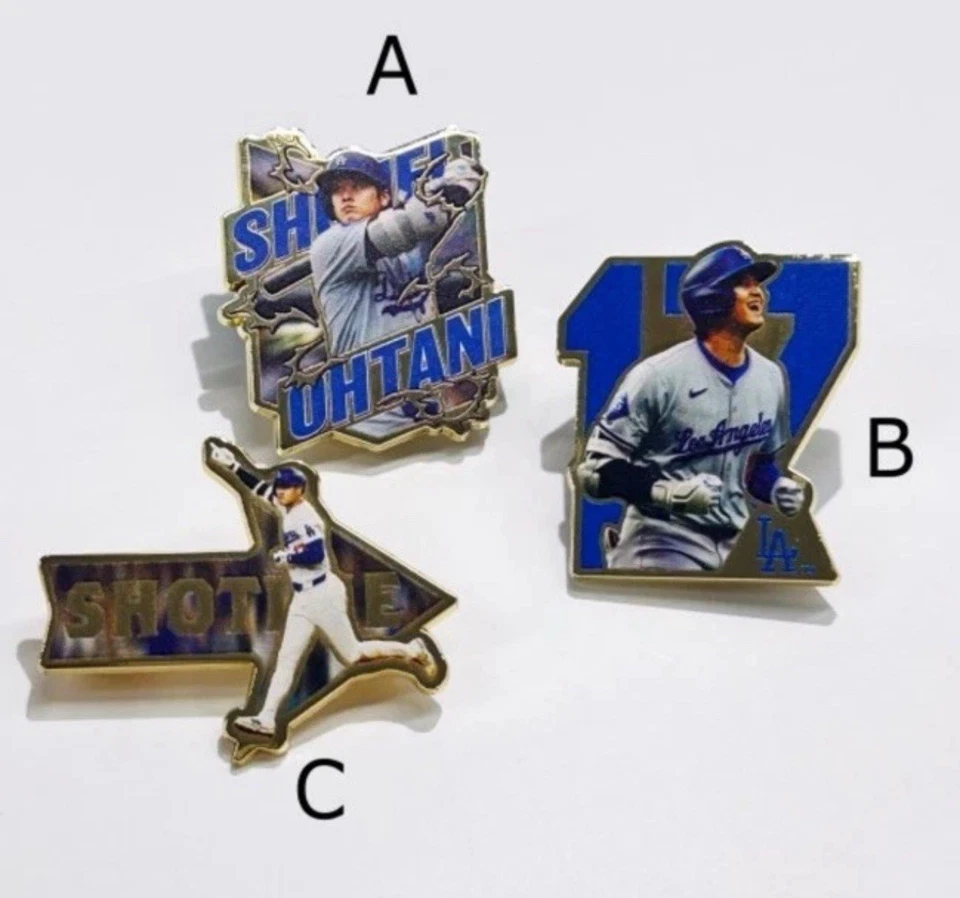 MLB Tokyo Series 2025 Shohei Ohtani Los Angeles Dodgers Pin Badge Set - Image 2 of 4