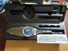 PRECISION INSTRUMENTS 1/4" DIAL FOLLOW UP TORQUE WRENCH 2% ACC 0-75 IN LBS NEW
