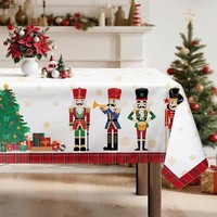 Tischdecke Polyester Nussknacker Weihnachten 152 X 264 Cm Festlich Deko