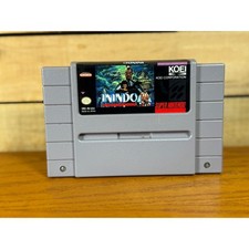 Inindo Way of the Ninja SNES Super Nintendo 1993 Koei SNS-IN-USA Tested Working