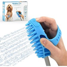 Aquapaw Pet Bathing Tool - Sprayer  Scrubber In 1 -Indoor Or Outdoor W/adapters
